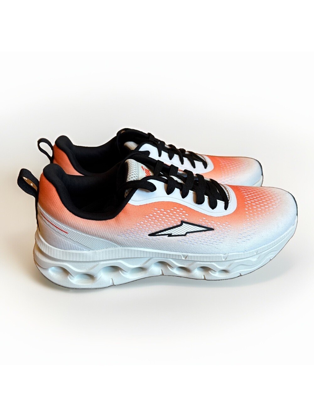 NEW Men's Avia Jumbo Lite Runner Casual Sneakers White/Orange/Black Size 9.5